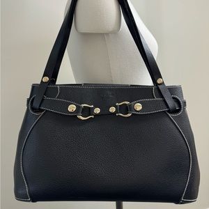 Kate Spade Black Leather Tote Shoulder / Handbags